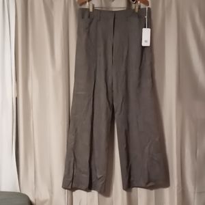 W Worth womens S 8 flaired bottom dress Slate pant